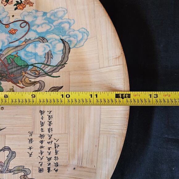 Bamboo Plate Specialist Set of 6 Plates Asian Art Taiwan Dinnerware Kitchen - Picture 5 of 16